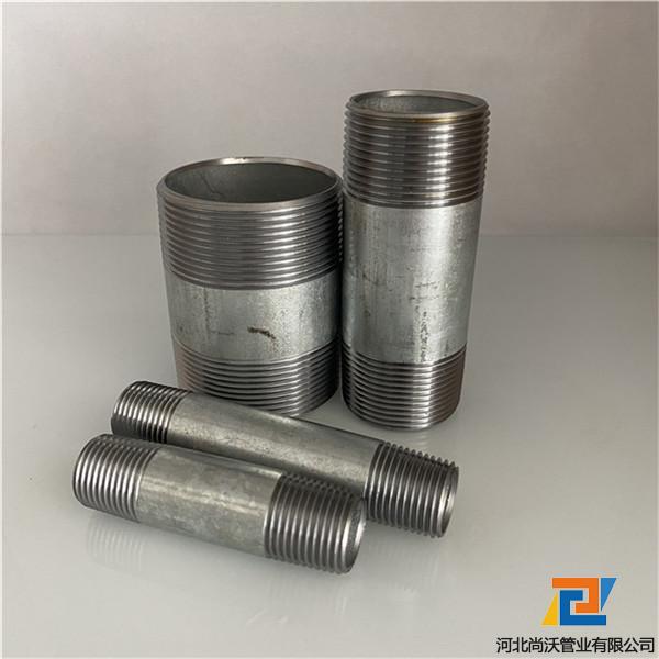 碳钢<a href=https://www.sanvopf.cn/cn/galvanized-steel-pipe-nipples.html target='_blank'>镀锌钢管外丝</a>接头