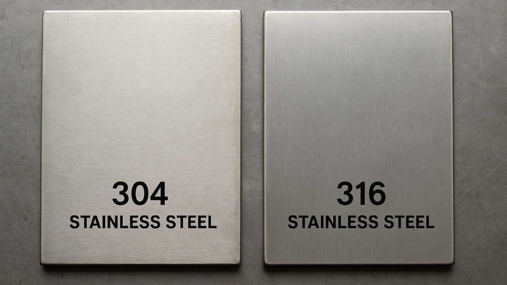 304 vs 316 stainless steel