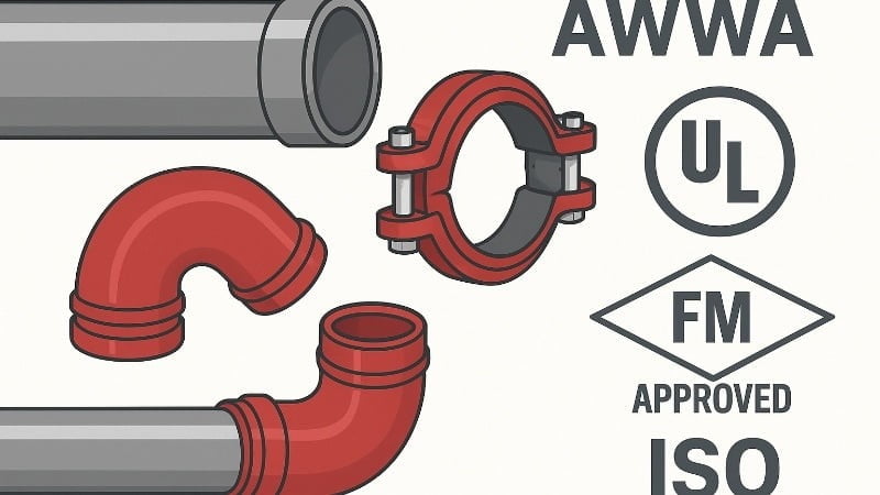 standard of grooved end pipe