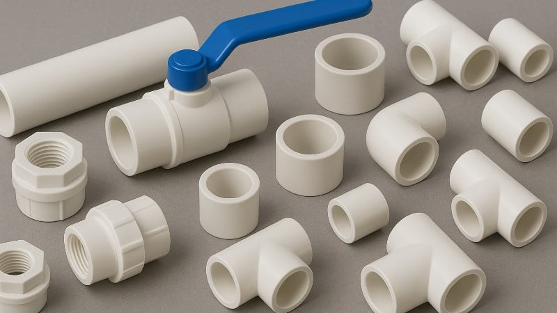 pvc pipe fitting types
