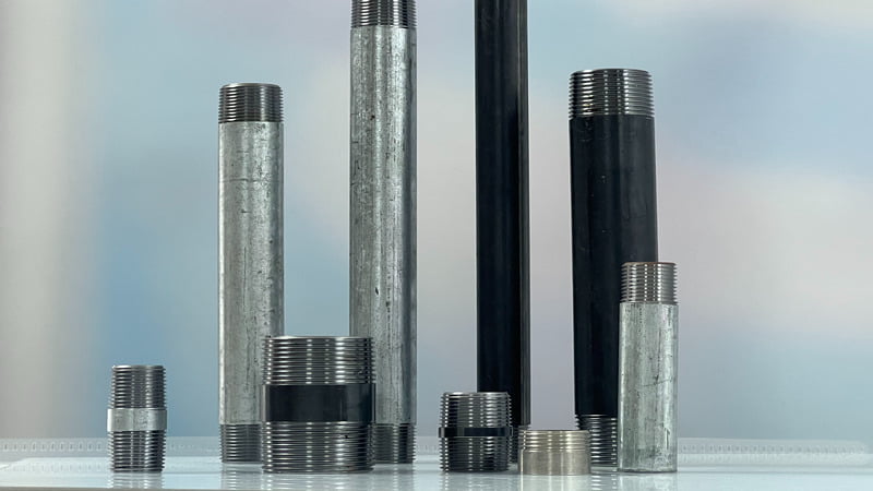 ready cut pipe and pipe nipple