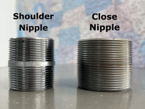 shoulder nipple vs close nipple