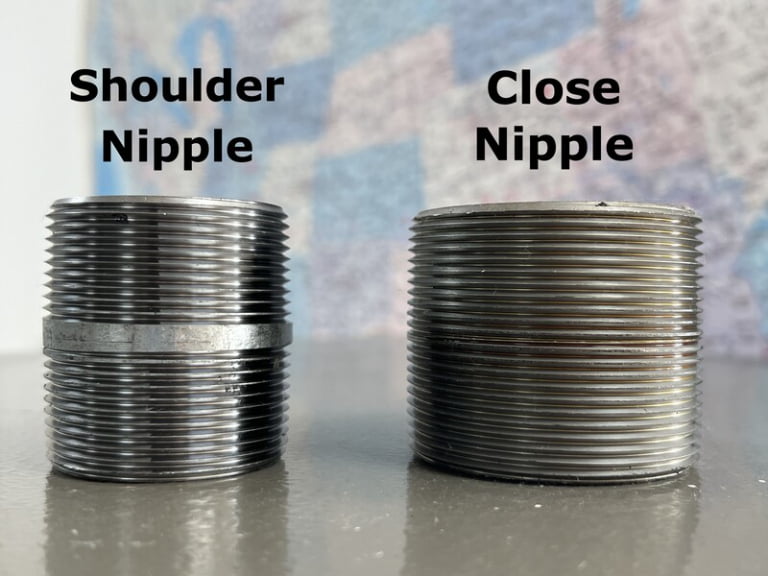 shoulder nipple vs close nipple