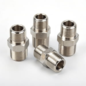 stainless steel hex nipple